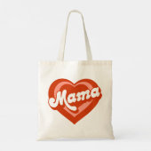 Cute Heart Mama Mini Moeder Daughter Tote Bag (Achterkant)