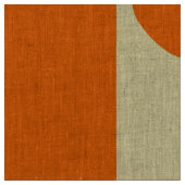 Cute Heart Modern Oranje Stripe Stof (Close Up)