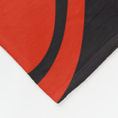 Cute Heart Modern Red Pattern Fleece Deken (Hoek)