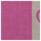 Cute Heart Modern Roze Stripe Stof (Close Up)