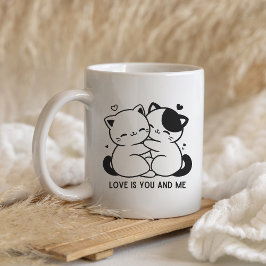 Cute Heart Mug for Valentine's Day Koffiemok