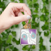 CUTE HEART NAME SLEUTELHANGER (Hand)