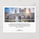 Cute Heart Photo Budget Weddenschap Hartelijk dank (Achterkant)