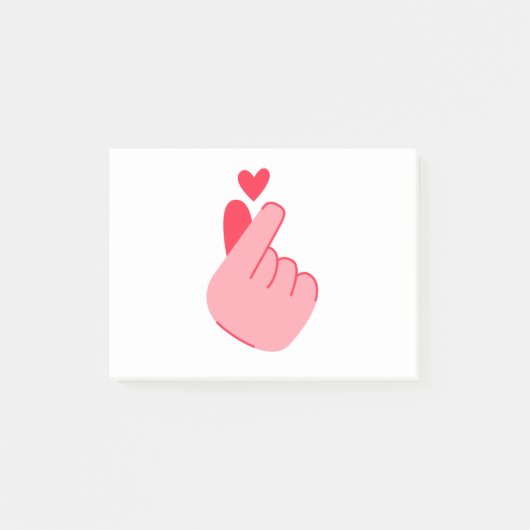 CUTE HEART POST-IT® NOTES (Voorkant)
