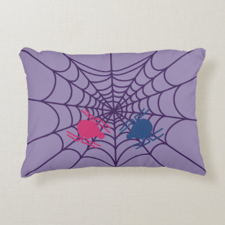 Cute Heart Spider Web Accent Throw Pillow  Kussen