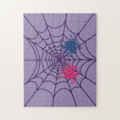 Cute Heart Spider Web Legpuzzel (Verticaal)