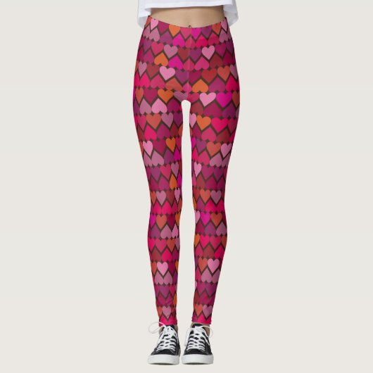 Cute Heart String-Leggings Leggings (Voorkant)