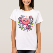 Cute Heart T-shirt (Voorkant)