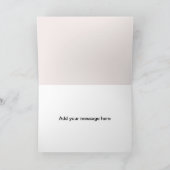 Cute Heart "tot mijn beste vriend op mijn trouwdag Kaart (Binnen)