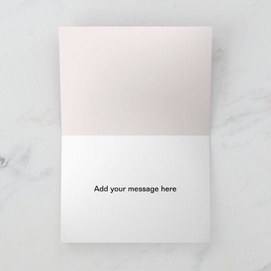 Cute Heart "tot mijn beste vriend op mijn trouwdag Kaart (Binnen)