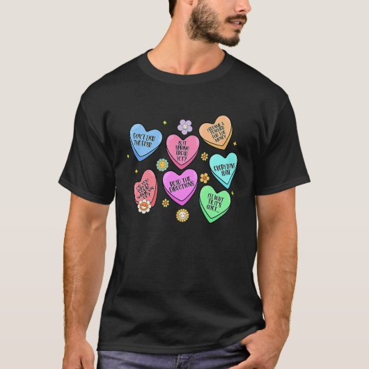 Cute Heart Valentijnsdag Love Special Education T T-shirt (Voorkant)