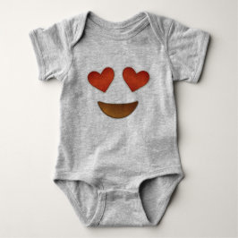 Cute Heart voor Eyes emoji Romper