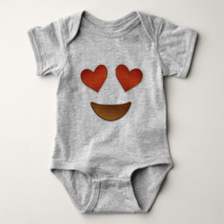 Cute Heart voor Eyes emoji Romper