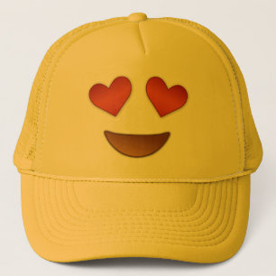 Cute Heart voor Eyes emoji Trucker Pet