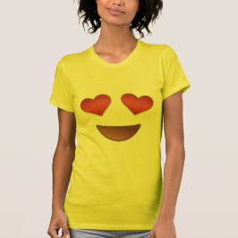 Cute Heart voor ogen emoji T-shirt