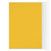 Cute Heart Yellow Wedtable Number Kards (Binnen (Links))