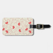 Cute Hearts Background Bagagelabel (Voorkant horizontaal)