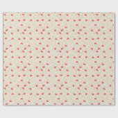 Cute Hearts Background Cadeaupapier (Vlak)