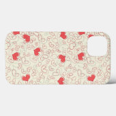 Cute Hearts Background Case-Mate iPhone Case (Achterkant (horizontaal))