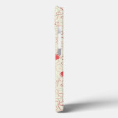 Cute Hearts Background Case-Mate iPhone Case (Achterkant / Links)