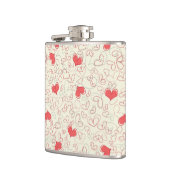 Cute Hearts Background Heupfles (Links)