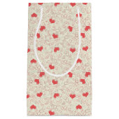 Cute Hearts Background Klein Cadeauzakje (Voorkant)