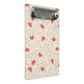 Cute Hearts Background Mini Klembord (Schuin)
