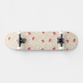 Cute Hearts Background Persoonlijk Skateboard (Horizontaal)