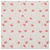 Cute Hearts Background Stof (Swatch)
