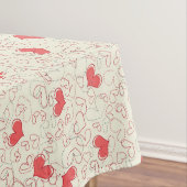 Cute Hearts Background Tafelkleed (Voorbeeld)