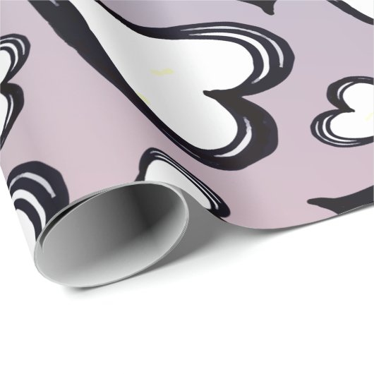 Cute Hearts Cadeaupapier (Rol Hoek)