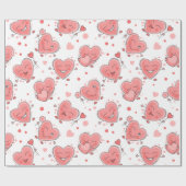 Cute Hearts Cadeaupapier (Vlak)