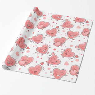Cute Hearts Cadeaupapier