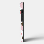 Cute Hearts Chocolade Aardbeien Patroon Roze Case-Mate iPhone Case (Achterkant / Links)
