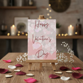 Cute Hearts Eenvoudige Valentijnsdagkaart Feestdagenkaart