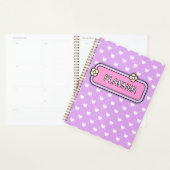 Cute Hearts Flower cover Planner (Display)