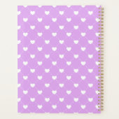 Cute Hearts Flower cover Planner (Achterkant)