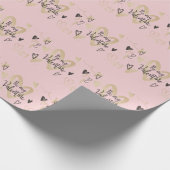 Cute Hearts is mijn Valentijn Cadeaupapier (Hoek)