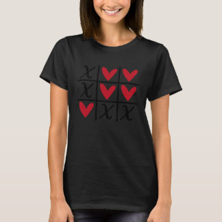 Cute Hearts & Kisses Valentines Day Romance Valent T-shirt