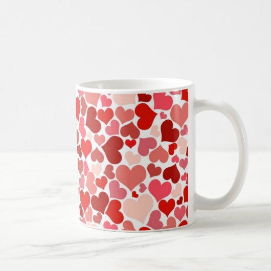 Cute Hearts Koffiemok (Rechts)