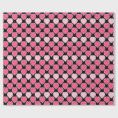 Cute Hearts Love Valentijnsdag Pattern Cadeaupapier (Vlak)