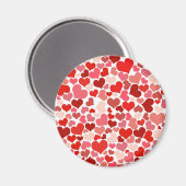 Cute Hearts Magneet (Voorkant / Achterkant)