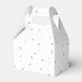 Cute Hearts Naadloos Patroon, Valentijnse Cft Bedankdoosjes (Voorkant Zijde)