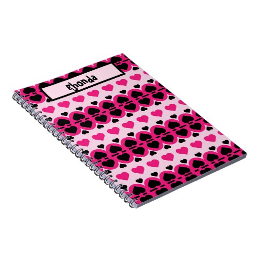 Cute Hearts Notitieboek (Rechterzijde)