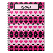 Cute Hearts Notitieboek (Voorkant)