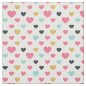 Cute Hearts Pattern Kinder Valentijn Stof (Swatch)