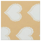 Cute Hearts Pattern Stof (Close Up)