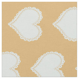 Cute Hearts Pattern Stof