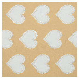 Cute Hearts Pattern Stof