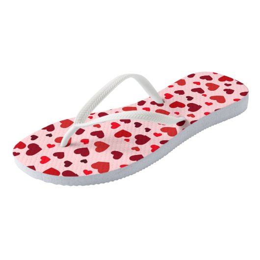 Cute Hearts Pattern Teenslippers (Schuin)